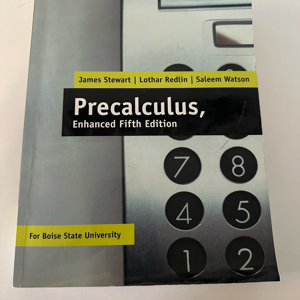 Precalculus Enhanced Fifth Edition Textbook